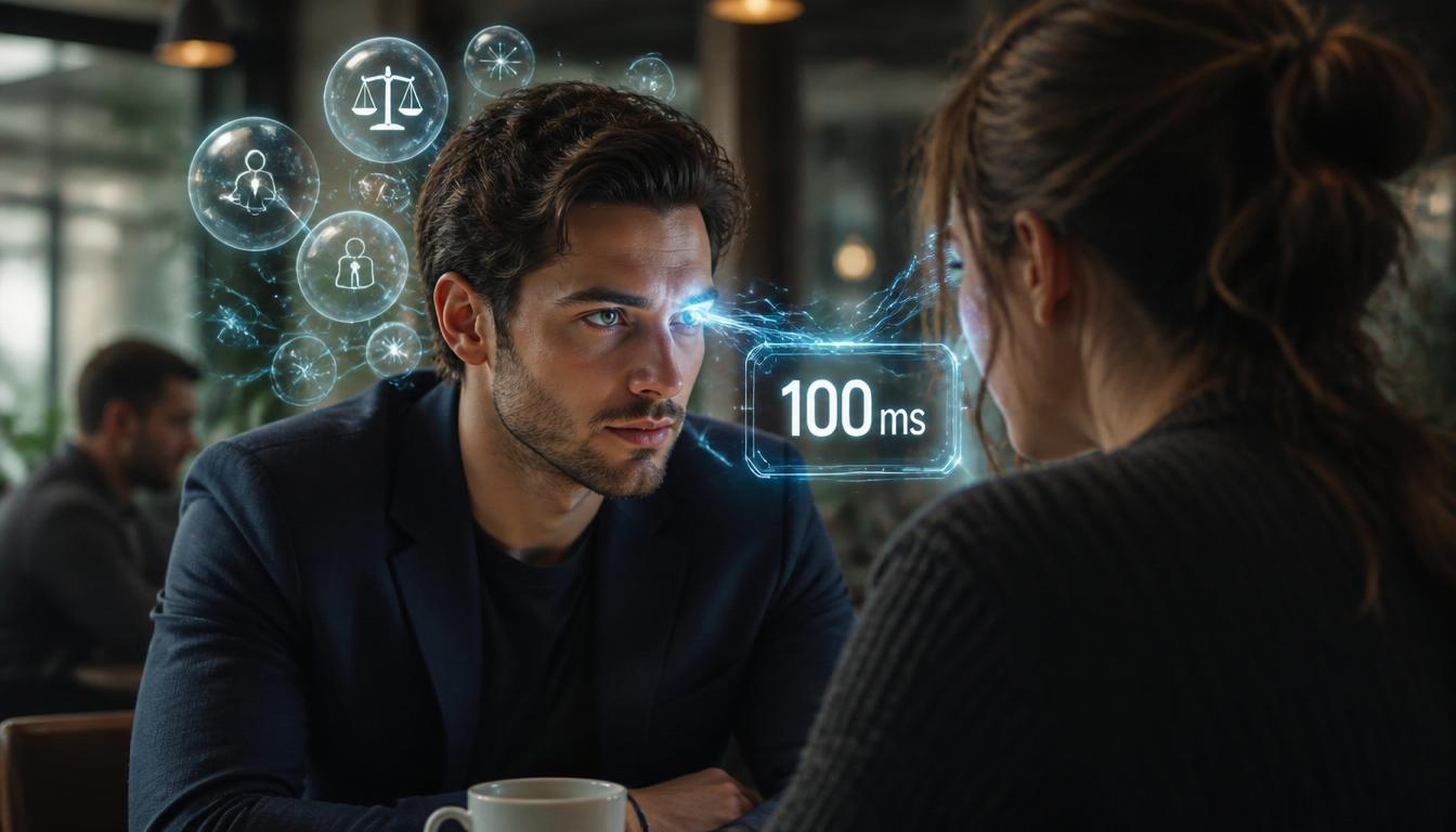 100 milisegundos: lo que tu cerebro decide antes de que abras la boca (y por qué no cambia de idea)